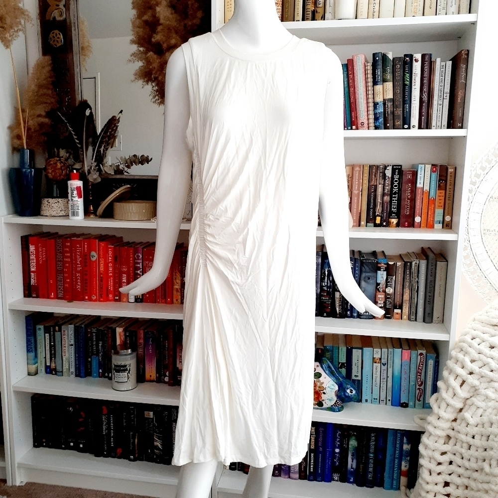NEW Eloquii White Sleeveless Dress P6135 - Picture 2 of 11